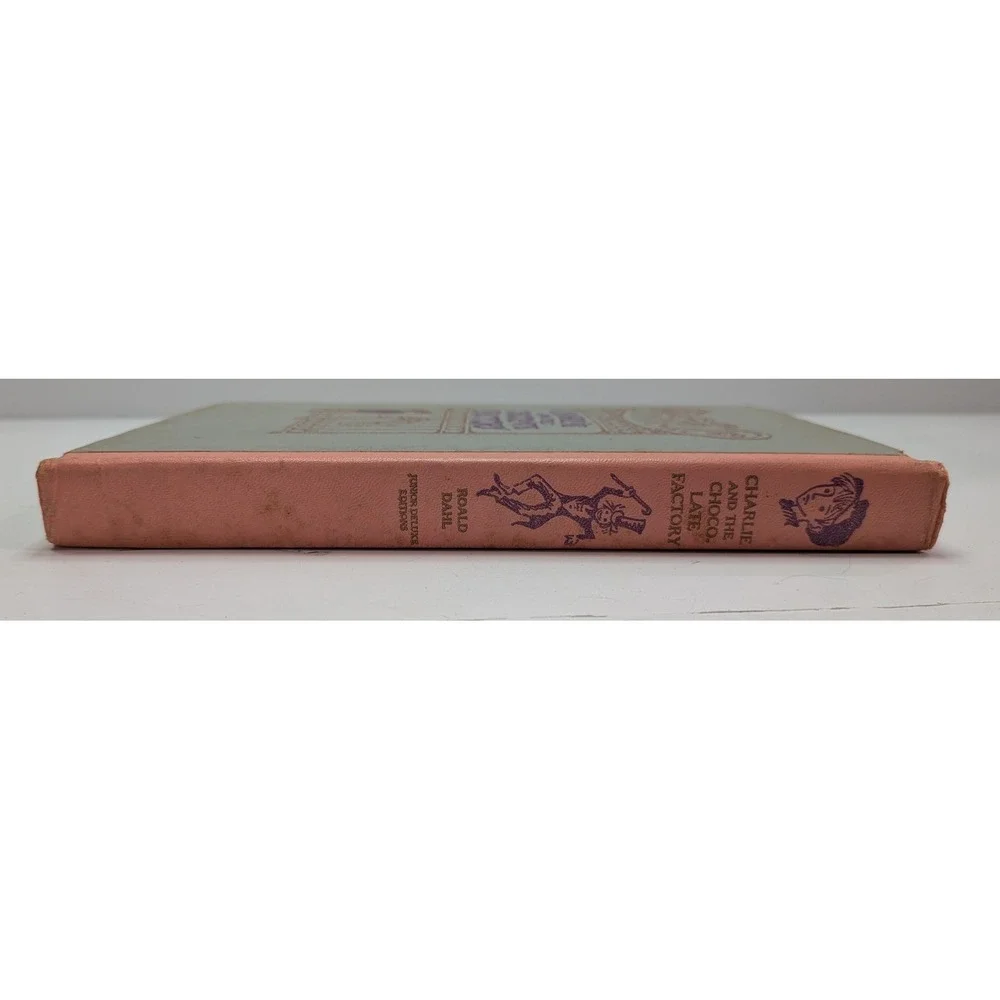 Roald Dahl Charlie and the Chocolate Factory Junior Deluxe Edition Grey Pink